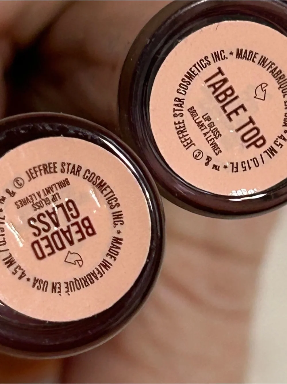 Jeffree Star  Lip Gloss Bundle  in Warm Nude/Gold